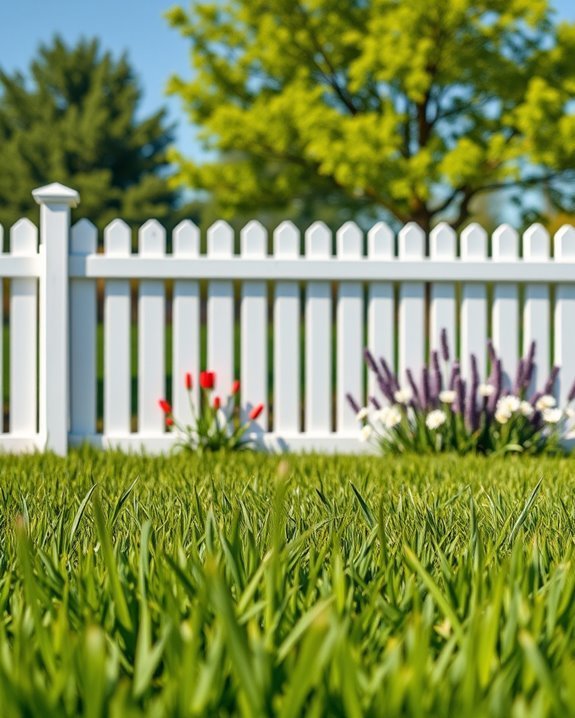 durable low maintenance vinyl fencing
