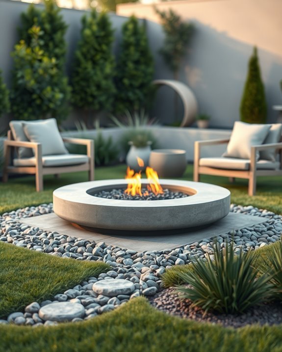 durable modern outdoor centerpiece