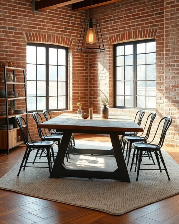 durable rugs enhance industrial style