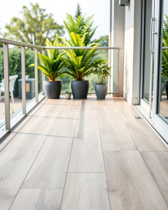 durable stylish balcony flooring