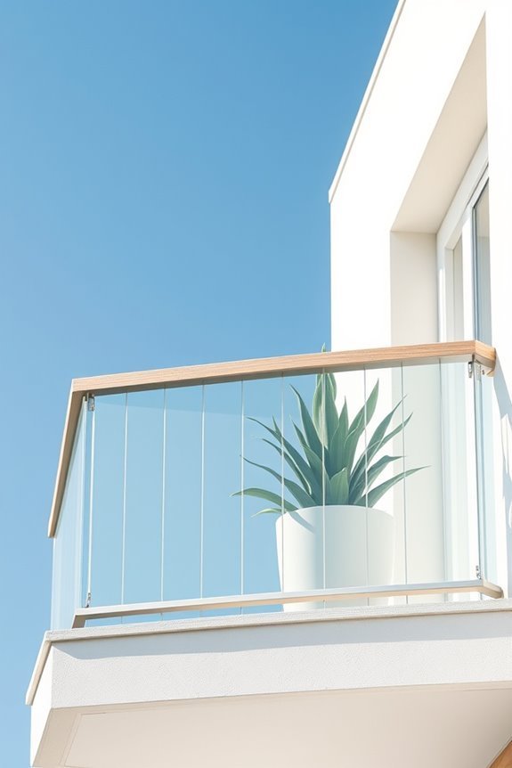 durable stylish low maintenance railings
