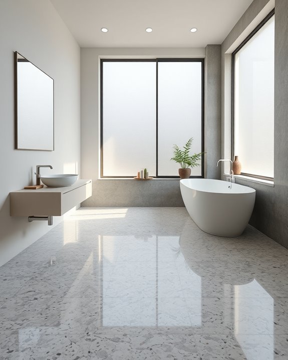 durable stylish terrazzo concrete