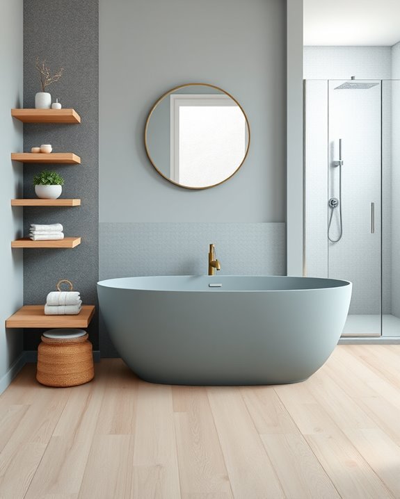 dusty blue wood harmony