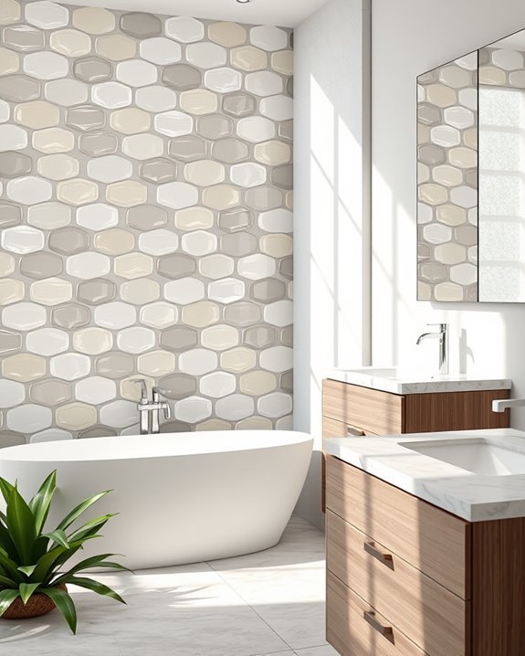 dynamic bold bathroom transformation