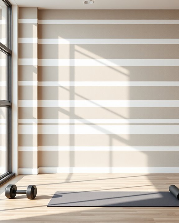 dynamic horizontal stripe design