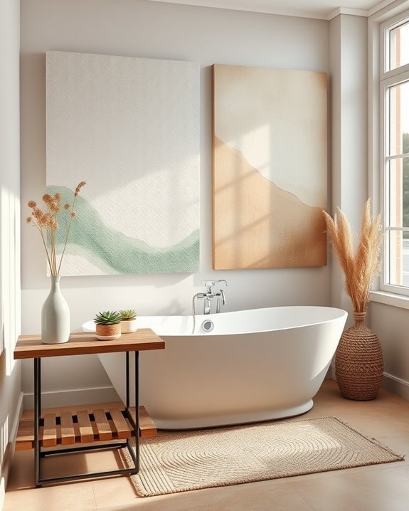 earthy murals and prints