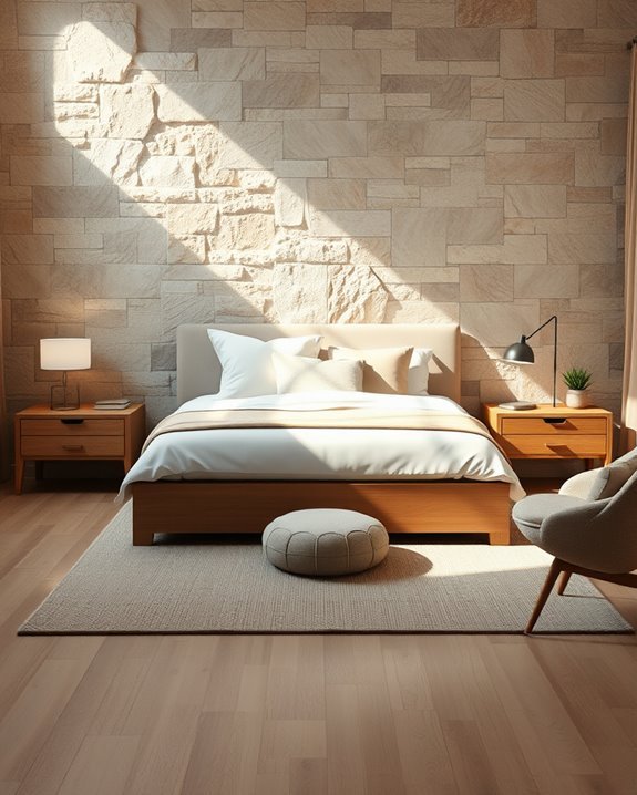 earthy stone wall design