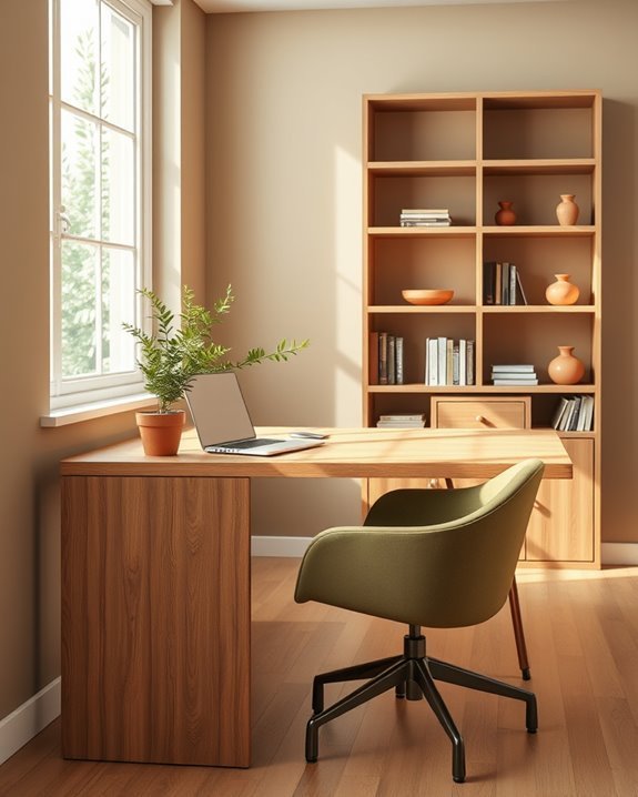 earthy tones enhance productivity