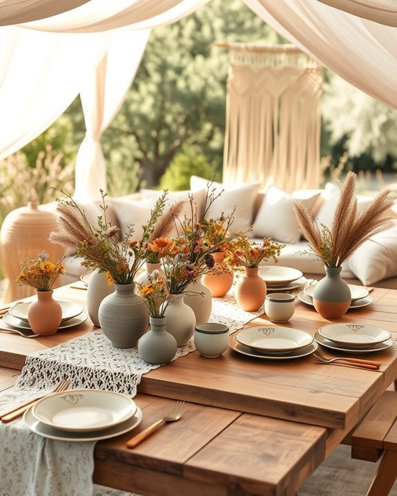 earthy tones for celebration