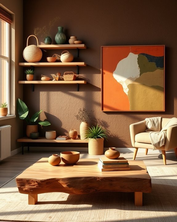 earthy tones for comfort