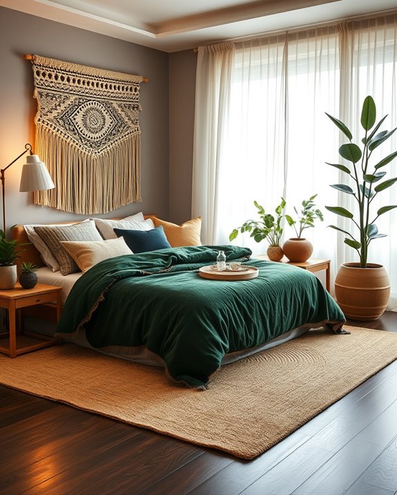 earthy tones for tranquility