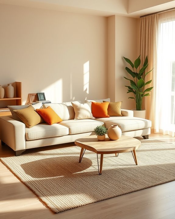 earthy warmth with beige