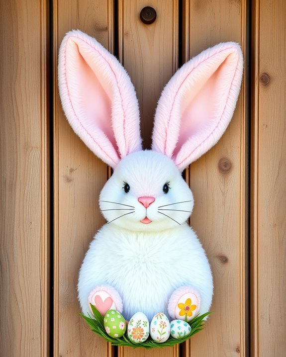 easter bunny door hanger