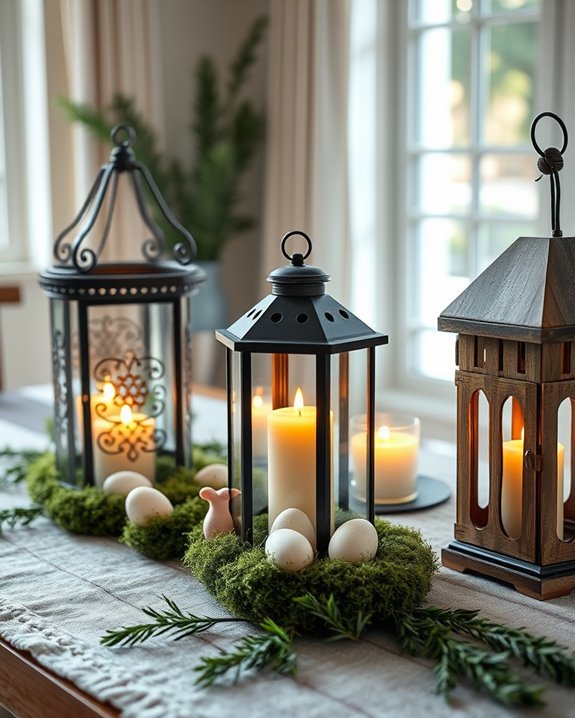 easter decorative lantern ambiance