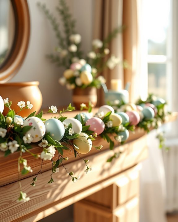 easter garland decoration ideas