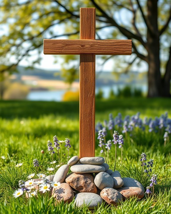 easter outdoor cross displays