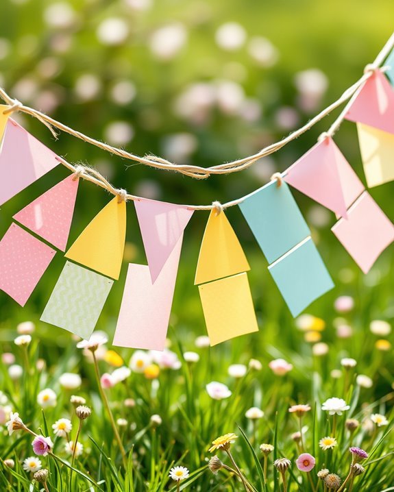 easter scrapbook paper banner