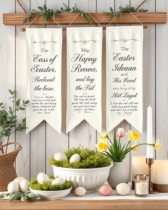 easter scripture banner decor