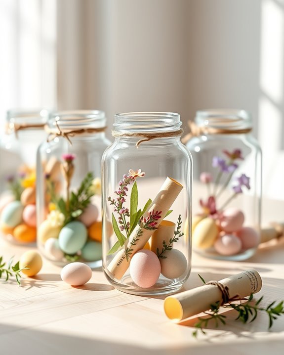 easter scripture reflection jars