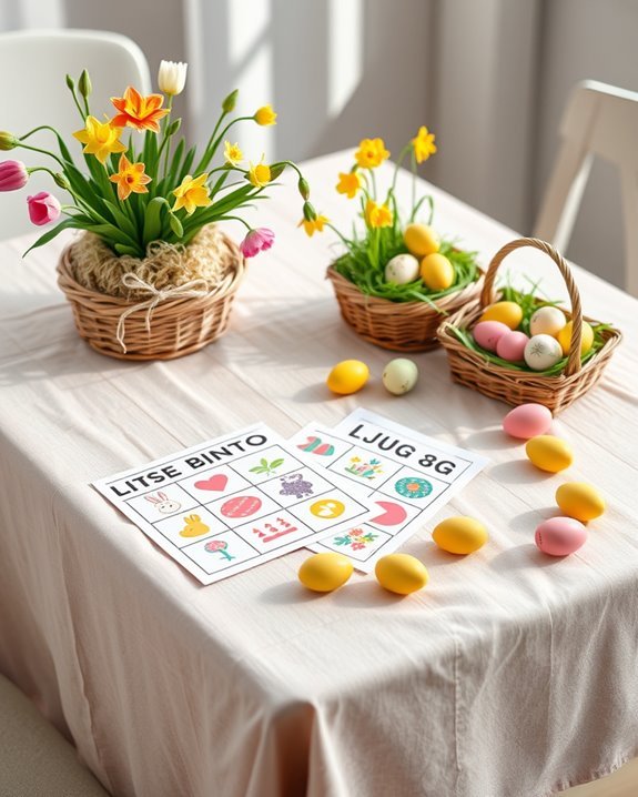 easter themed bingo celebration fun