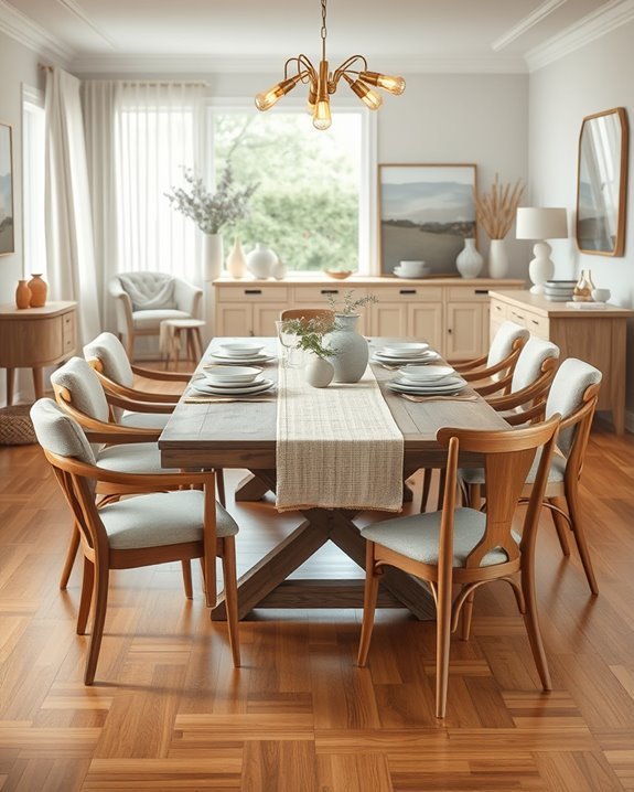 eclectic dining chair styles