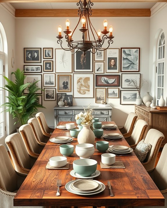 eclectic dining room transformation