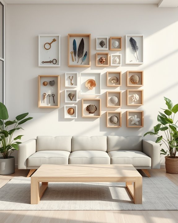 eclectic framing of objects