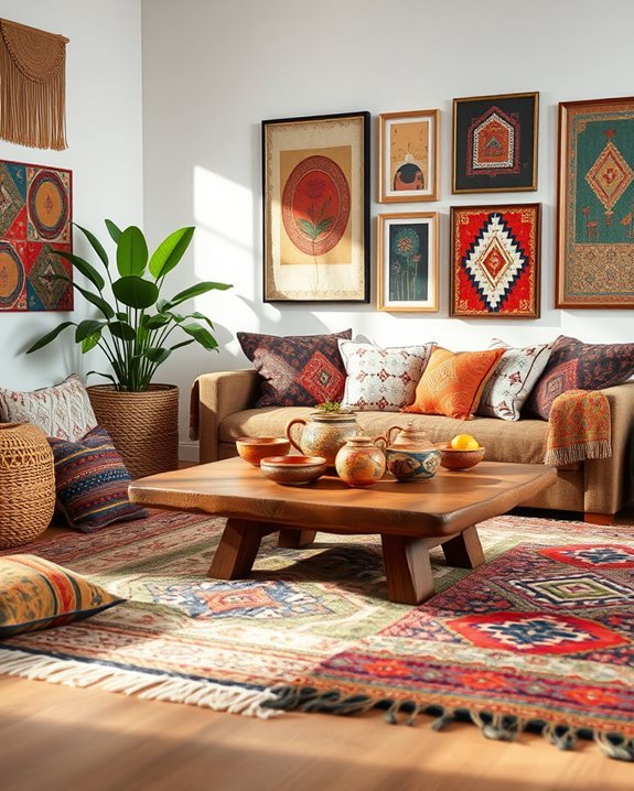 eclectic global cultural elements