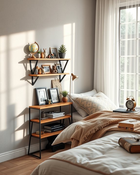 eclectic personal keepsake displays