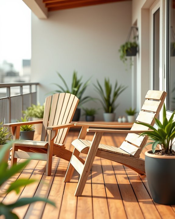 eco friendly balcony seating options