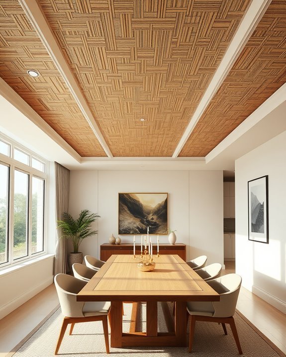 eco friendly bamboo ceiling option