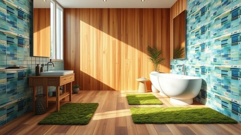 eco friendly bathroom flooring ideas