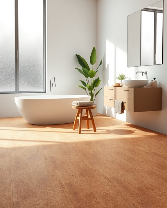 eco friendly bathroom flooring solution