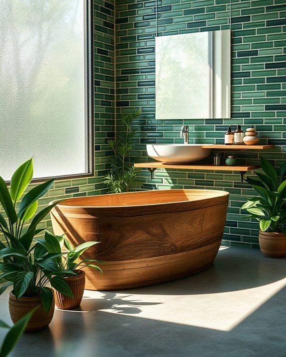 eco friendly bathroom materials