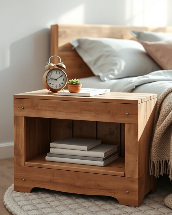 eco friendly bedside table design