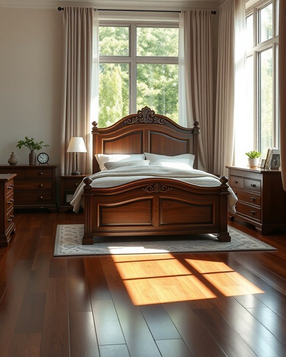 eco friendly dark pine furniture