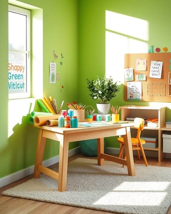 eco friendly diy craft space