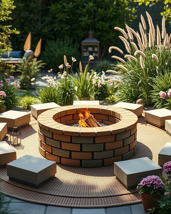 eco friendly fire pit construction