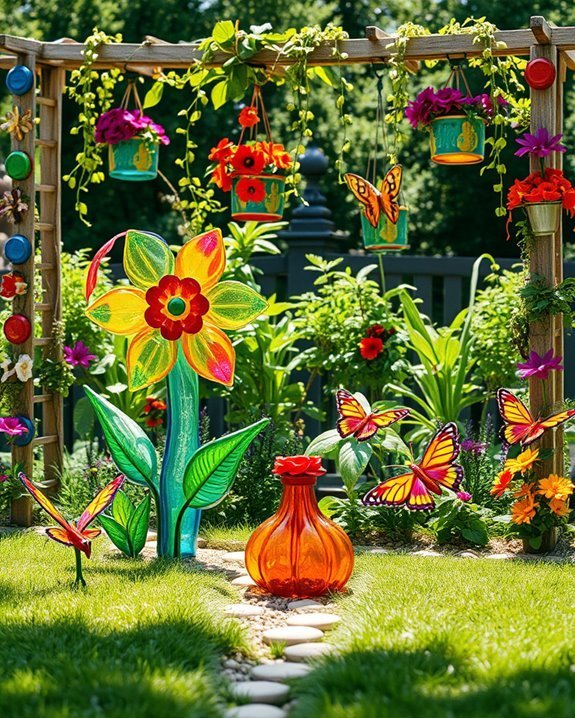 eco friendly garden art creations