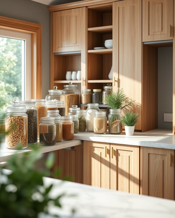 eco friendly glass jar storage