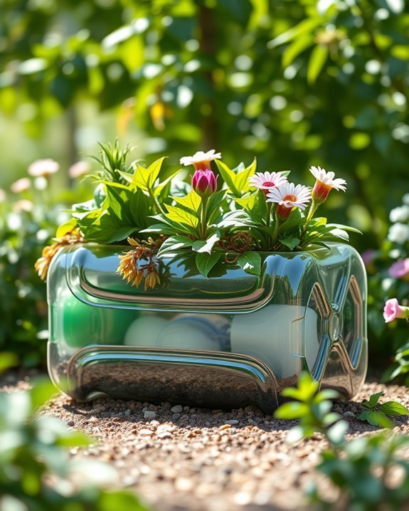 eco friendly planter box creation