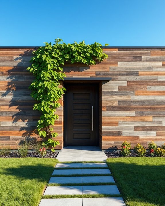 eco friendly reclaimed wood accents
