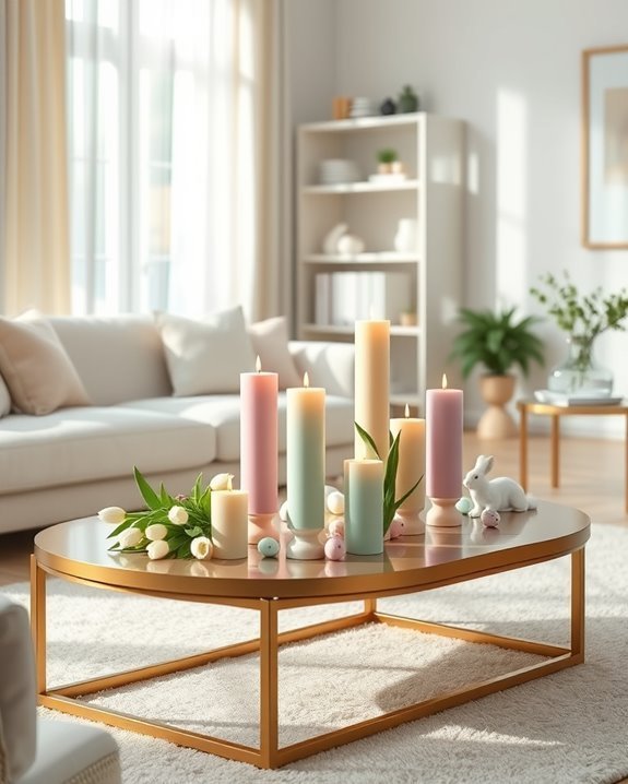 eco friendly seasonal candle decor