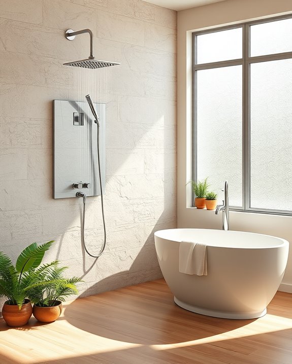 eco friendly shower fixtures