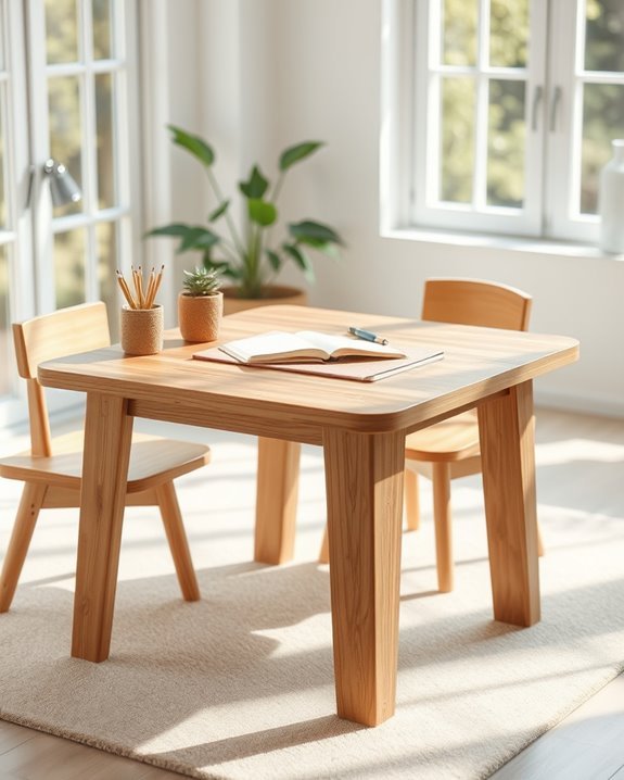 eco friendly study table materials