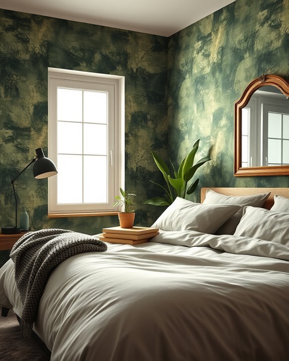 edgy grunge green wallpaper