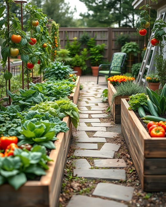 edible garden for beauty