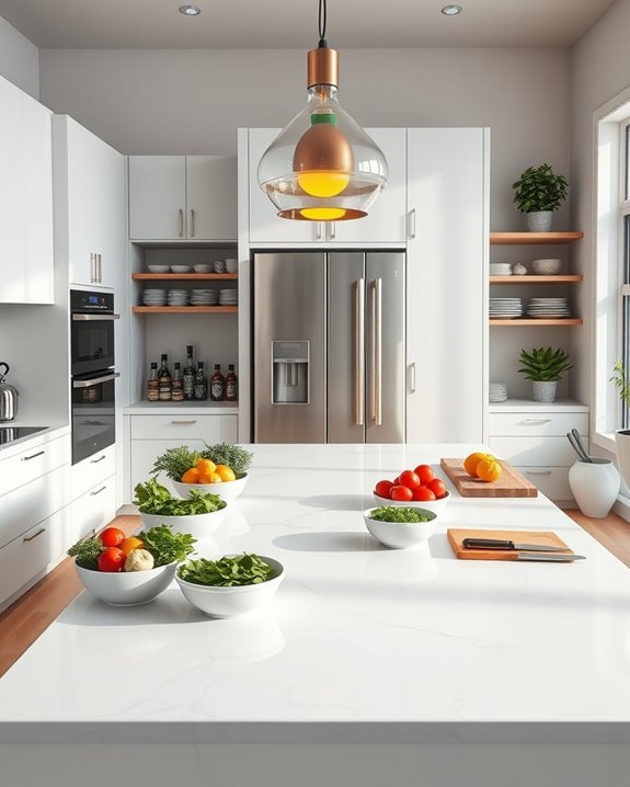 efficient cooking prep zones