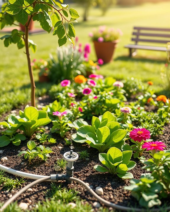 efficient garden watering system