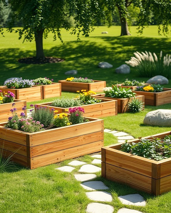 efficient gardening with raised beds
